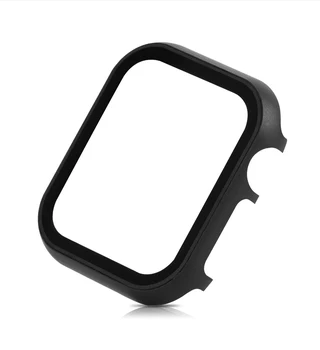 Glas+Ramme matel tilfældet For Apple-Ur serie 6 se 5 4 3 42mm 44mm iwatch band 38mm 40mm Metal bumper skærm protektor ramme