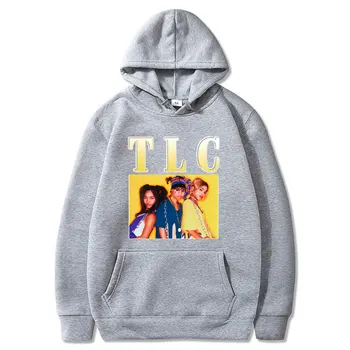 TLC Mænd Vintage Hættetrøjer 2020 Ny Hip Hop Grafik Print Sweatshirt Kvinder Efterår og Vinter Fleece Holde Varmen Streetwear Hoodie for Mænd