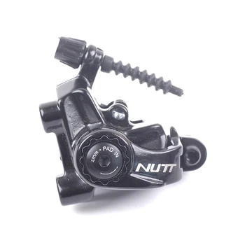 NUTT Road Cykel skivebremse Mekanisk Double Action Flad montering 140mm 6-Bolte Rotor Cykel Disc Caliper Foran & Bag