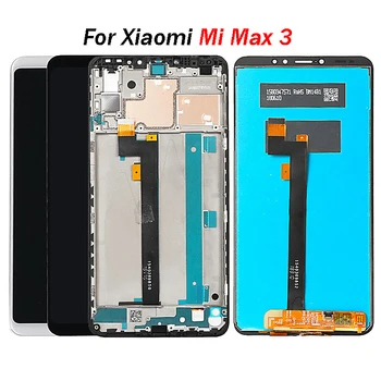 Original LCD-For Xiaomi MI-Max 3 LCD-Skærm Touch screen Digitizer Assembly Ramme For Xiaomi MI-Max 3 LCD-Udskiftning