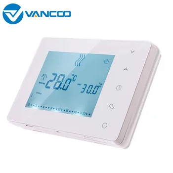 VANCOO Trådløse RF Termostat væghængte gaskedel Varme Programmerbar Termostat Temperatur Controller Batterier Drevet