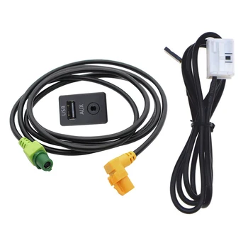 Biurlink RCD510 Radio AUX/USB Skifte Bolig USB-AUX-Panel Wire Adapter Til Volkswagen Tiguan Passat B6 B7 Golf Polo RCD510