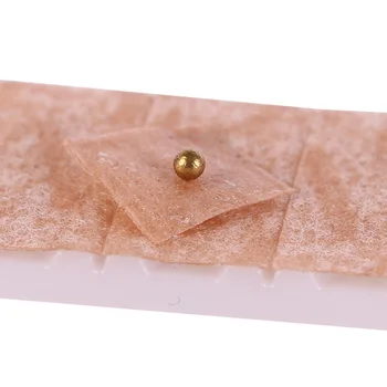 100 stk Magnetiske perler klistermærker Øre nåle Øre akupunktur massage massage frø