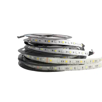 DC 24V RGB LED lys 5050 60LED/M ledstrips vandtæt Luces Lampe Bånd 24V RGB Bånd LED Strip Light TV Baggrundsbelysning