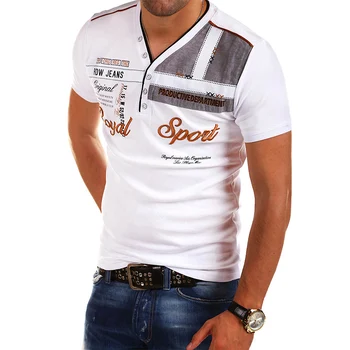 Zogaa 2019 Nye Mænd Kortærmet Polo Shirt Sommer Tur Down Krave Toppe, Mode Shirt Kort Ærme Toppe Fitness Slank-Shirts T-Shirts