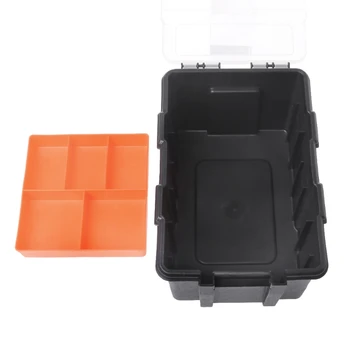 Hardware Box Gennemsigtige Multifunktionelle Opbevaring Værktøjer Tilfælde Plast Arrangør #Aug.26