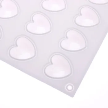 3d Små Elsker Heart Shape Silicone Mold Form Bagning Fondant Kage Udsmykning Værktøjer Design Sugarcraft Sæbe, Chokolade Skimmel