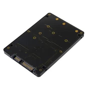 2 I 1 NGFF M. 2 B+M Mini-PCI-E eller mSATA SSD med SATA-III netværkskort Udvide kortet til Fuld Msata SSD/ 2230/2242/2260/22x80 M2