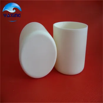 Dia50x60mm 85ml 99.5% aluminiumoxid crucible cylindriske korund crucible /Runde keramiske refractorye crucible