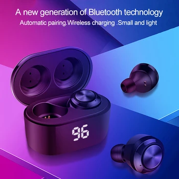 A6 GT1 TWS Bluetooth Hovedtelefoner, HD Stereo Trådløse Hovedtelefoner støjreducerende Gaming Headset Til Android, IOS