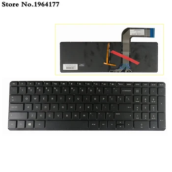 OS Nye engelske tastatur TIL HP Pavilion 15-S 17-F 17-F000 17-F040 17-F115 15-p011st 15-p012st 15-p014st 15-p015st Med backligh