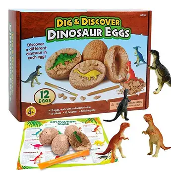 Dino Æg Udgravning Toy Kit Unikke Dinosaur Æg Påske Arkæologi Videnskab Gave Dinosaur Part Favoriserer for Drenge og Piger
