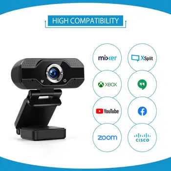 1080P Indbygget Mikrofon, USB HD Webcasts videoopkald Web kaster webcam Webcast live-udsendelser fra en Stationær Computer, PC, Laptop, kamera