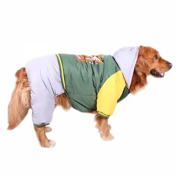 Golden Retriever hund tøj vinter Baseball dog jakker Varm Labrador Pet tøj Til store hunde tøj Alaska ubranka dla psa