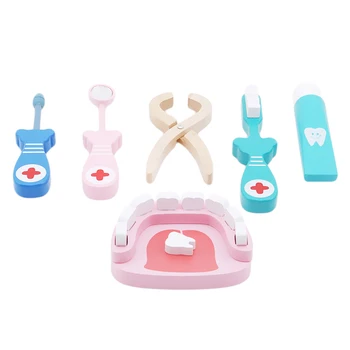 Børn Cosplay Læge Spil Toy Tandlæge stetoskop Foregive Spille Læge, Børn, Træ Legetøj, gaver, Sjov Fantasi Liv Toy