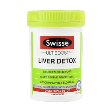 Australien Swisse Lever Detox 120Tablets leverfunktion Fordøjelsesbesvær, Oppustethed, Kramper Relief Antioxidant Afgiftning Wellness