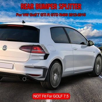 For Volkswagen VW Golf MK7 2012-(Ikke Egnet 7.5) R400 Bageste Kofanger Splitter Flag, Klistermærker Trim Dække Bil Styling Tilbehør
