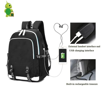 Mochila Hombre Læge, Der Glødende Rygsæk indstillinger indstillinger USB-Opladning, Multifunktionel Laptop Backpack Sac A Dos Homme Rejse Rygsæk