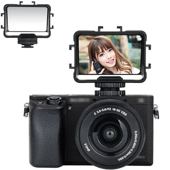 JJC Kamera Spejl Flip Skærm Selfie Spejl for Sony a6500 a6300 a6000 a7 II III Fuji X-T2 X-T3 XT2 XT3 XT20 XT30 Nikon Z5 Z6 Z7