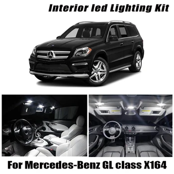24X fejlfri LED pære indre lys-Kit til Mercedes for 2006-2012 Mercedes-Benz GL-klasse X164 GL320 GL350 GL420 GL450 GL500