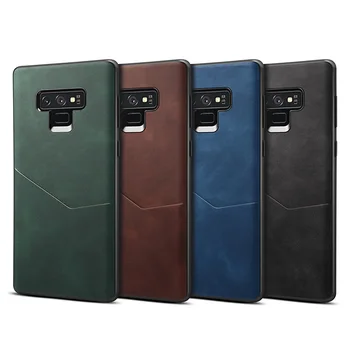 Luksus-Kort Holder taske til Samsung S10 Note 8 9 10 Læder Tegnebog Tilbage Tilfældet for Samsung S10 Plus Note 10 Plus Telefon Cover