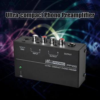 Ultra-Kompakt Phono Preamp-Forstærker Med Rca-1/4 tommer Trs Grænseflader Preamplificador Phono Preamp(Eu Stik)