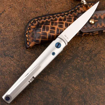 PEGASIM390 stål udendørs folde kniv bærbare lomme kniv åbn hurtigt skarp offentlig redde folde EDC cutter