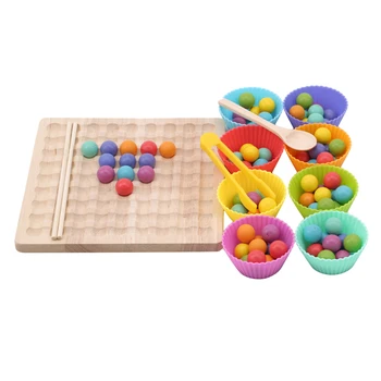 2020 Nye Hænder, Brain Training Klip, Perler, Matematik Toy Pædagogiske Montessori Farve Sortering af Træ-Legetøj-Spil Børns Gave Legetøj