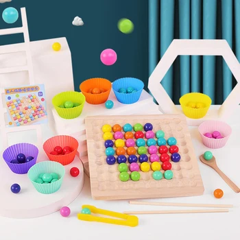 2020 Nye Hænder, Brain Training Klip, Perler, Matematik Toy Pædagogiske Montessori Farve Sortering af Træ-Legetøj-Spil Børns Gave Legetøj
