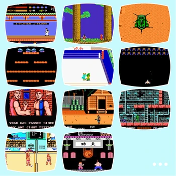 Retro Mini spillekonsol, TV Spil Spille Maskine 8-bit spil, med to controller understøtter dual afspiller med 260 gratis spil