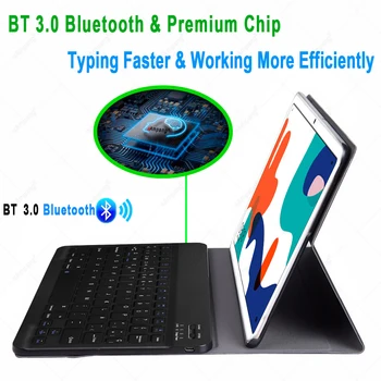 Spansk Tastatur etui Til Huawei Mediapad T5-10 M5-lite 10.1 8 M5 10 Pro M6 10.8 Matepad 10.4 Pro 10.8 Tablet Cover Shell