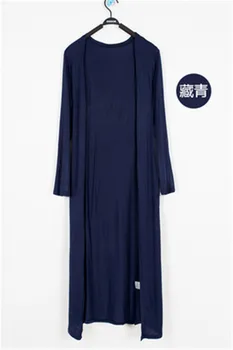 2020 sommeren lang tynd cardigan casaco feminino Modal kvinder med lange ærmer plus size frakker, Solcreme, tøj, cardigan, jakke PZ147