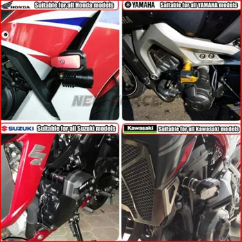 Motorcykel Mærkat Applique Falde Beskyttelse Ramme Skyder Fairing Vagt Crash Pad Protektor For Suzuki GSXR 600 GSX-R 1000