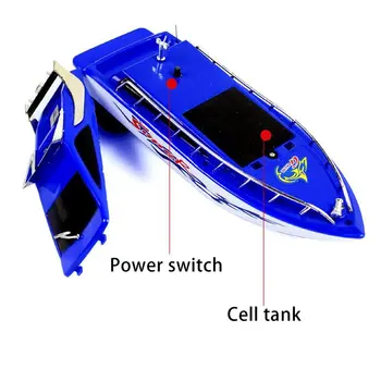 RC Speedbåd Super Mini Elektrisk Fjernbetjening High Speed Båd 4CH 20M Afstand Skib RC Båd Spil Legetøj Kids Drenge Fødselsdag Gave