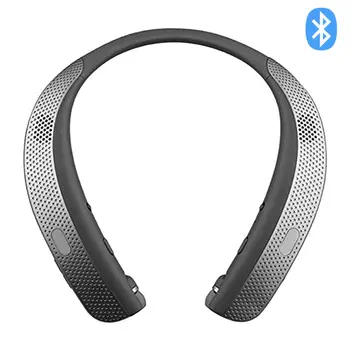 Bluetooth-Hovedtelefoner, Let Stereo Neckband Trådløst Headset Med højttaler for Idræt og Motion