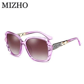 MIZHO 2021 Superstar Plast Sommerfugl Polariserede Solbriller Kvinder Brand Designer Vintage Mode Gennemsigtig Oprindelige Sag 2020
