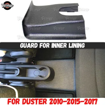 Vagter af den indre foring for Renault / Dacia Duster 2010--2017 ABS plast tilbehør beskyttelse af center tæppe bil styling