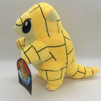 Alola Regionen Første udgave Sandshrew bløde søde gule pangolin dukke legetøj Anime dyr Sandslash blød gave til Børn