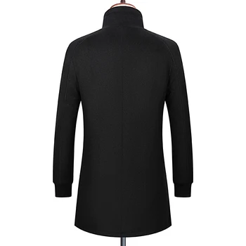BATMO 2020 nye ankomst vinter&efteråret høj kvalitet uld trench coat mænd,uld jakker mænd 1855