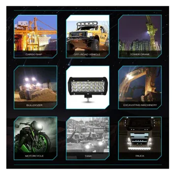 LED-arbejdslampe Bar 7/15 tommer 72W 120W 300W LED Bar 6000K 7200LM 12000LM 30000LM 12V Til Jeep Off-road SUV ATV Lastbil, Båd, Bil, 4x4