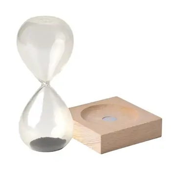 Mode Magnetiske Timeglas Uret Uret Gave Mundblæst Glas Sand Magnet Timeglas Timer Kreativ Boligindretning Håndværk