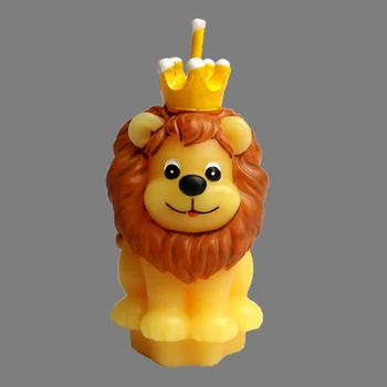 Børn Fødselsdagsfest Kreative Røgfri Tegnefilm Lion King Små Duftende Stearinlys Gør Bryllup Dekoration Souvenir-Tilbehør