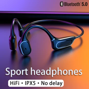 Hovedtelefon bluetooth Trådløst Til Sony Xiaomi Huawei med Mikrofoner Sport Vandtæt TWS Bluetooth-5.0 Hovedsæt, Håndfri Headset