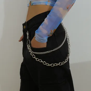 Europæiske og Amerikanske tilbehør med retro hip-hop kvaster krop kæde værktøjsholder-punk-metal kæde talje kæde, for mode kvinde