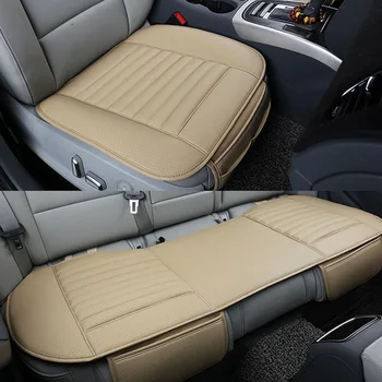 Universal Bil sædebetræk PU Læder Protector Fire Sæson Foran Dækker Auto Dual-use Pude Komfortable Tilbehør