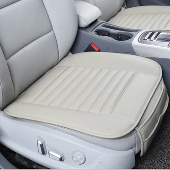 Universal Bil sædebetræk PU Læder Protector Fire Sæson Foran Dækker Auto Dual-use Pude Komfortable Tilbehør