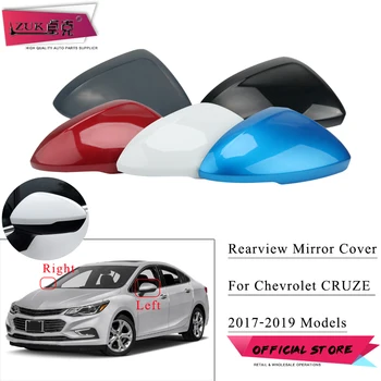 ZUK Bil Rearview Side Mirror Cover For Chevrolet Cruze 2017 2018 2019 Ydre Dør sidespejl Sag Boliger Shell Med Lampe Type