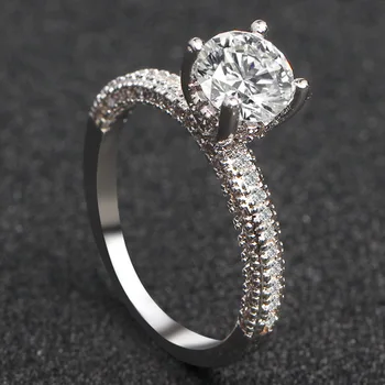 14K Guld med Diamant Ring Oval Ædelsten Bizuteria Bryllup Diamante Smykker 14k Anillos De Diamante Bizuteria Ring for Kvinder Gemstone