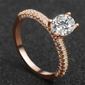 14K Guld med Diamant Ring Oval Ædelsten Bizuteria Bryllup Diamante Smykker 14k Anillos De Diamante Bizuteria Ring for Kvinder Gemstone