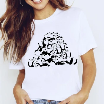 Kvinder Grafisk Ugle Mode Tegnefilm 90'erne Foråret Cartoon Animal 90'erne Dame Tøj Toppe Tøj, t-Shirts Print Kvindelige t-shirt T-Shirt